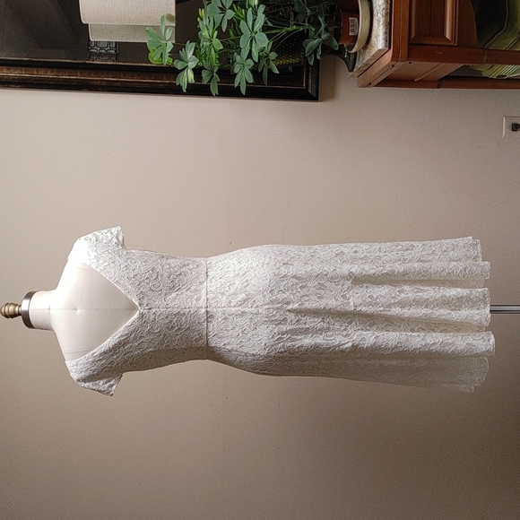 Vince Camuto Ivory Lace Dress - Picture 7 of 12